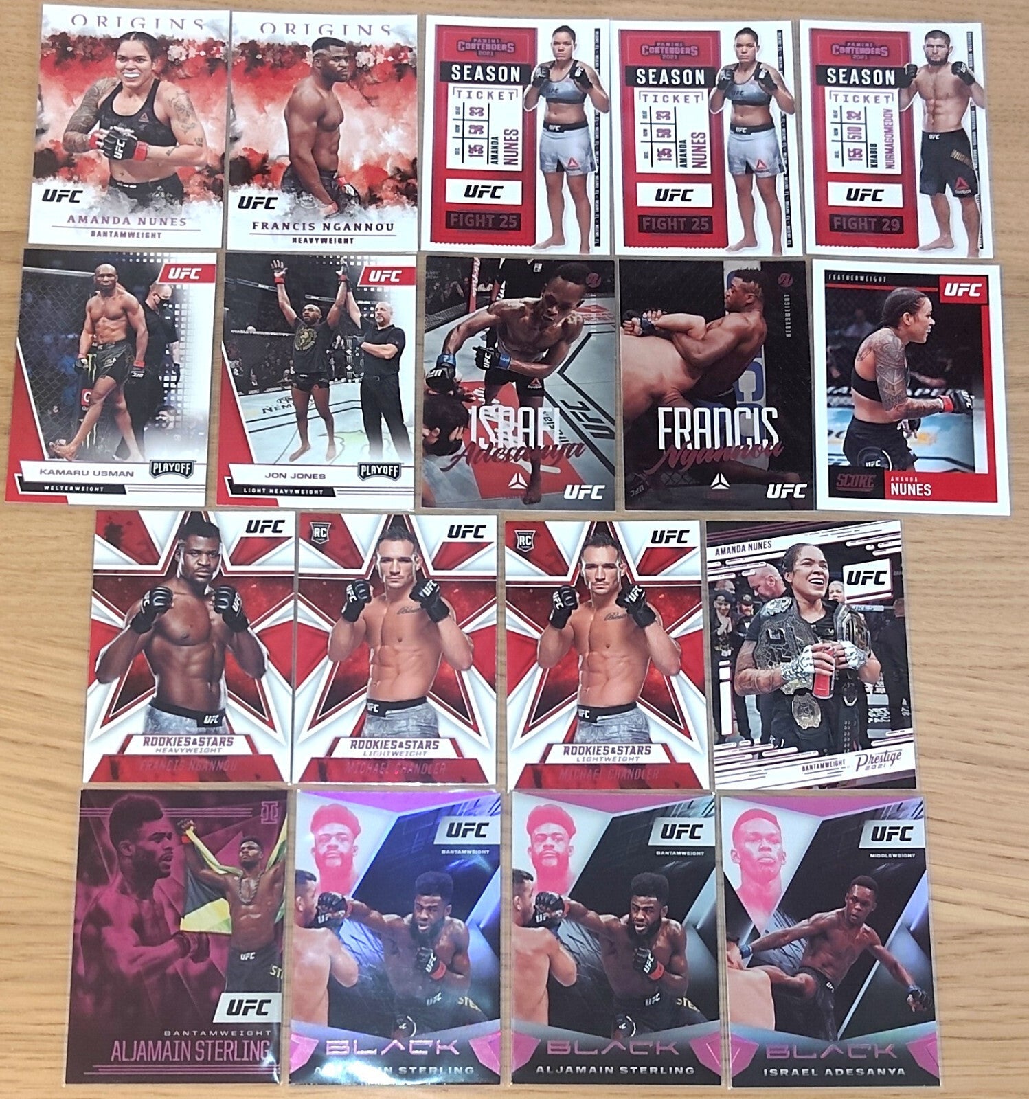 2021 UFC Chronicles Pink Parallel (Pick Your Card) NM/M - Sporting Goods:Sports Trading Cards:Trading Card Singles