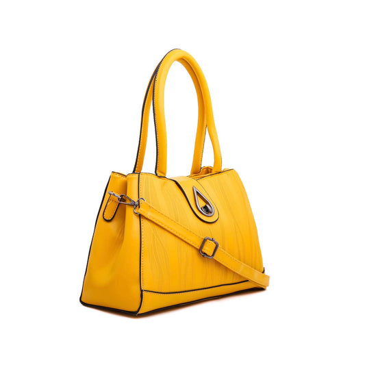 Mustard Formal Hand Bag P35878