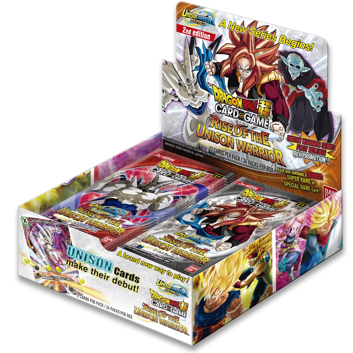 Dragon Ball Super - Rise of the Unison Warrior 2nd Edition Booster Box Sealed - Toys & Hobbies:Collectable Card