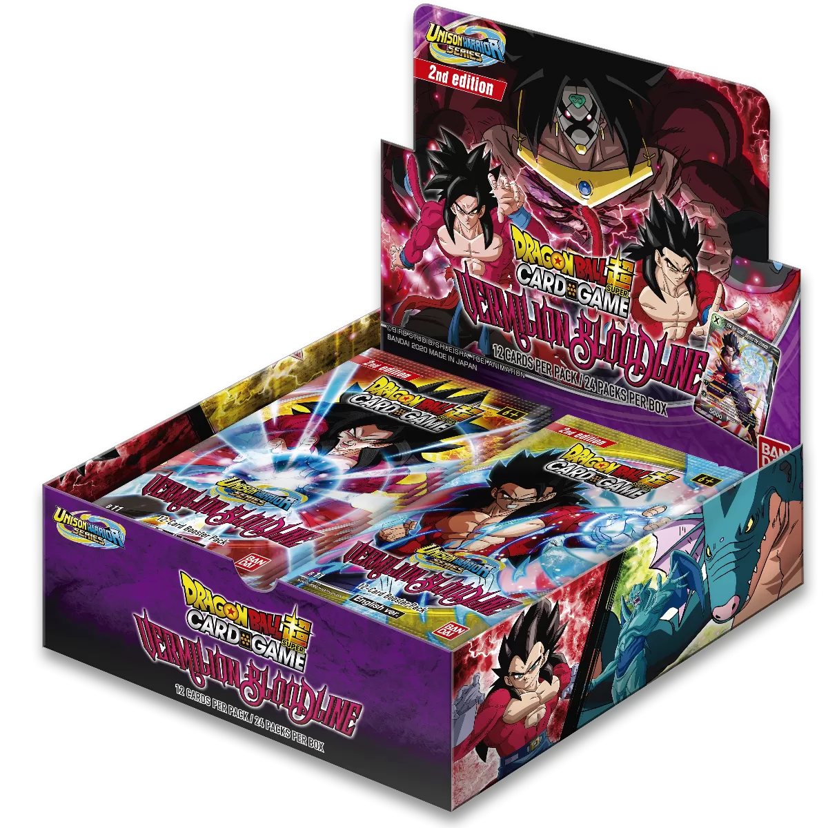 Dragon Ball Super - Vermilion Bloodline UW2 2nd Edition Booster Box Sealed - Toys & Hobbies:Collectable Card Games:CCG