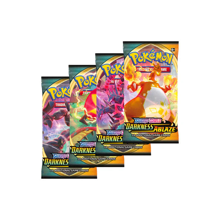 Pokemon - Darkness Ablaze Booster Pack Art Set - Toys & Hobbies:Collectable Card Games:CCG Sealed Packs