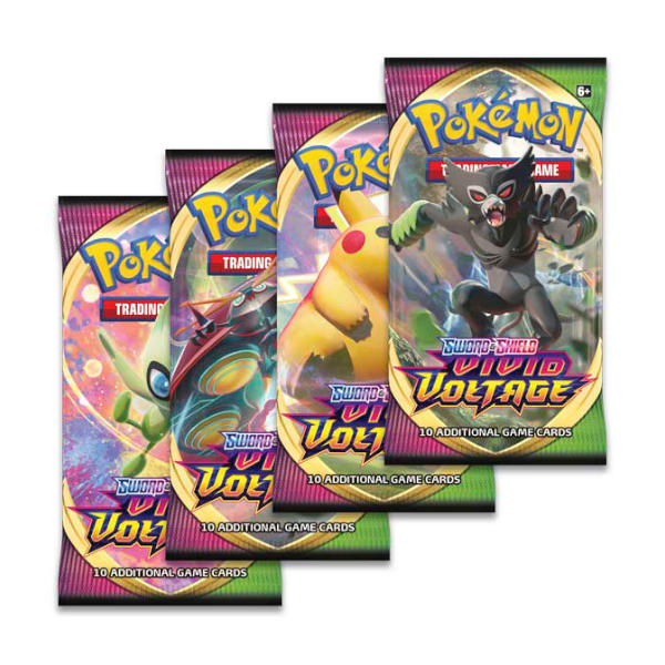Pokemon - Vivid Voltage Booster Pack Art Set - Toys & Hobbies:Collectable Card Games:CCG Sealed Packs